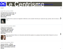 Tablet Screenshot of lecentrisme.com